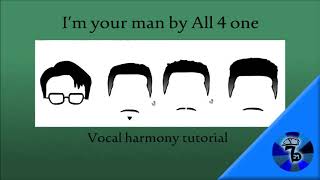 How to sing I&#39;m your man by All 4 One en Francais