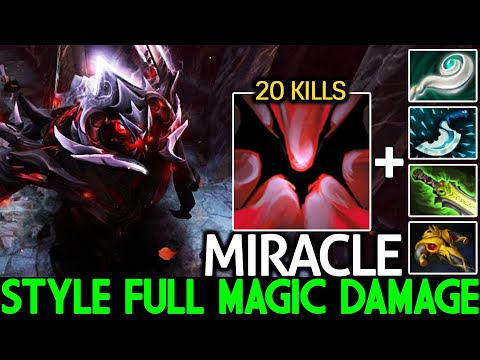 MIRACLE [Shadow Fiend] When Pro Show His Style Full Magic Build 7.26 Dota 2