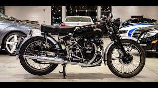 The bike that took the world by storm - 1952 Vincent Black Shadow C Series