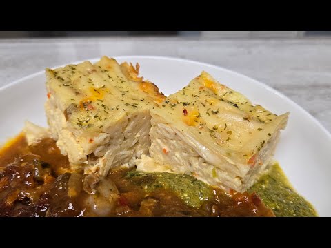 Trini Macaroni Pie - ( Pimento & Garlic )