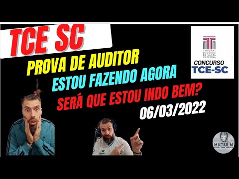 TCE SC - ESTOU NO MEIO DA PROVA AGORA - E GRAVEI UM VÍDEO!!! MR M REVELA SEUS SEGREDOS
