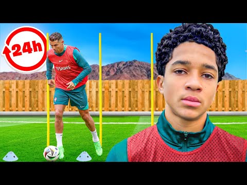 Training like a professional footballer for 24 hours