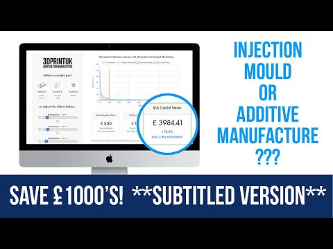 SAVE hundreds of pounds in part production using Additive Manufacture with 3DPRINTUK