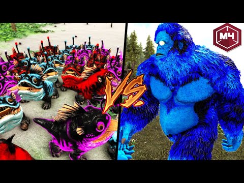 RIESIGE BULBDOG ARMEE GEGEN ETERNAL MYTHICAL BOSSE! 😂 - ARK Devin Fo.44