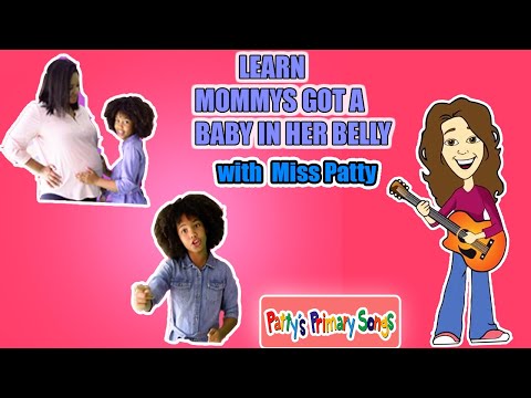 Learn Mommy's Got a Baby in Her Belly Children's Song by Patty Shukla | New Baby Song | Siblings