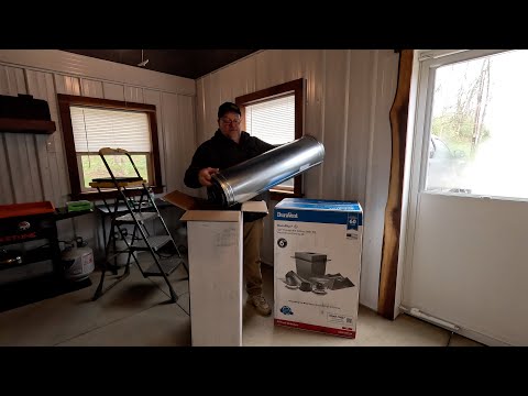 duravent  triple wall chimney pipe #duraplus kit