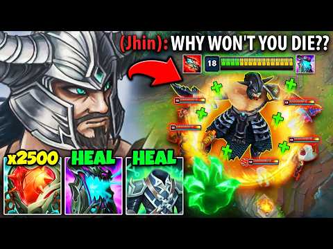 THIS INFINITE HEALING TRYNDAMERE BUILD IS SECRETLY BROKEN (THEY CAN'T KILL YOU LOL!)