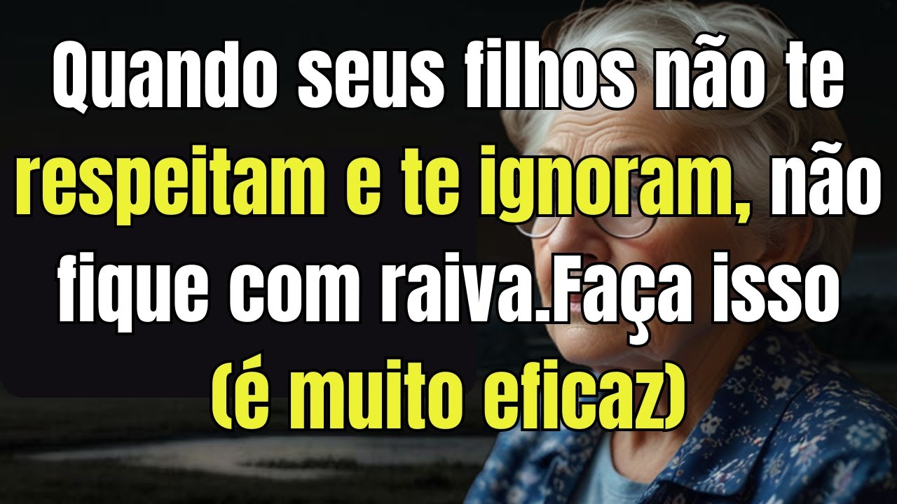 Faça isso se Seus Filhos Deixam de Te Respeitar| fique CALMO e FAÇA ISSO