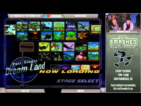 Get Smashed at the Foundry #43 - Winner Ro64: gaR (Sheik) vs Widler (Yoshi)
