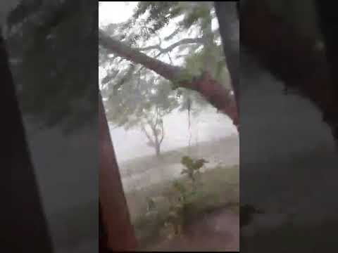 Fuerte tormenta en San Jerónimo. San Luis!!