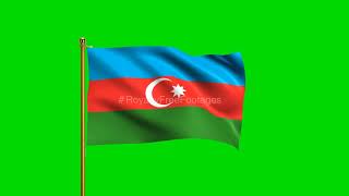 Azerbaijan Flag Green Screen | Azerbaijan Flag waving, Azerbaijan National Flag | flag of Azerbaijan