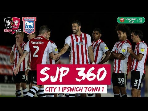 🎥 SJP 360 sponsored by Westerly MINI Exeter: City 1 Ipswich Town 1 (4-2 Pens)