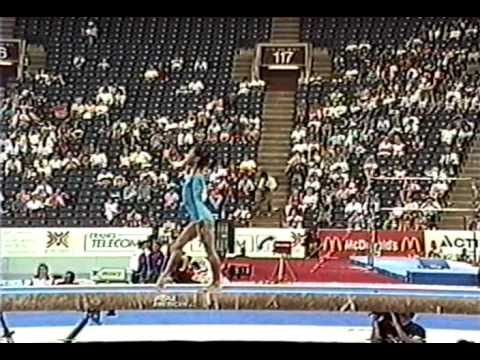 9th Team PRK Kim Gwang Suk BB - 1991 World Gymnastics Championships 9.675