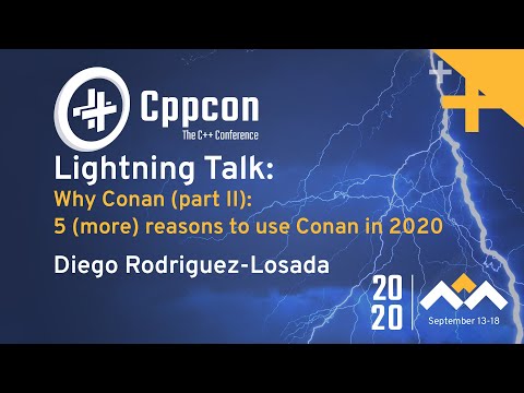 Why Conan (part II, 5 reasons to use Conan in 2020) - Diego Rodriguez-Losada - CppCon 2020