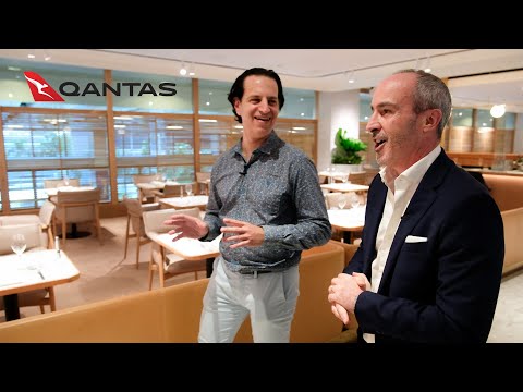 Dentro do Qantas International First Lounge | Singapura, Aeroporto de Changi