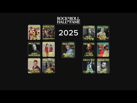 Rock and Roll Hall of Fame announces 2025 inductees