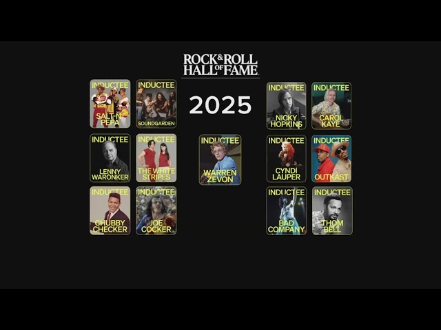 Rock and Roll Hall of Fame announces 2025 inductees