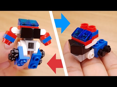 LEGO brick Trailer transformer robot tutorial Trailer Boy #OptimusPrime #LEGO #MOC #レゴ変形ロボ #레고변신로봇