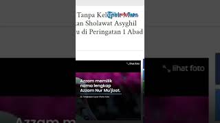 Viral Azzam Bocah Tanpa Kelopak Mata Lantunkan Sholawat di Peringatan 1 Abad NU