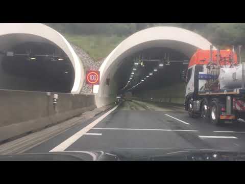 10. 9. 2019 - Průjezd zmodernizovaným tunelem Valík na D5