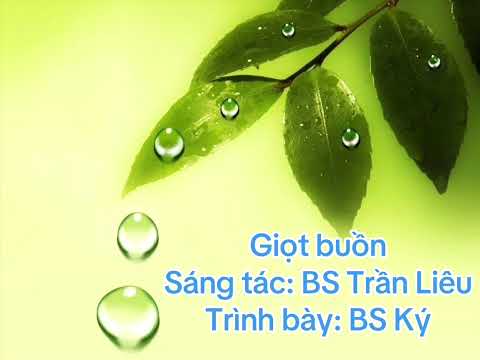 Giọt buồn Sheet - Nguyễn Lương Ký