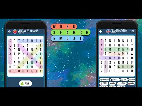 Word Search Emoji - Find Hidden Words Video