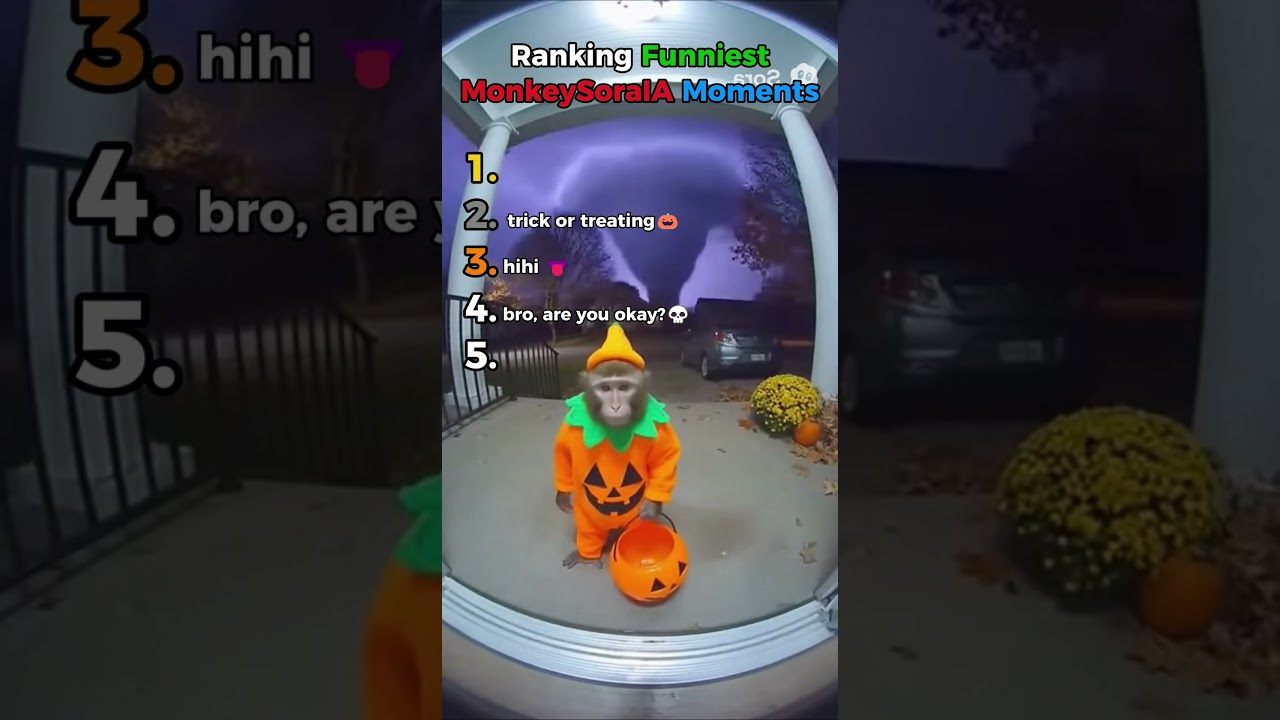 Top 5 Funniest Monkey Sora AI Moments EVER! 💀🤣