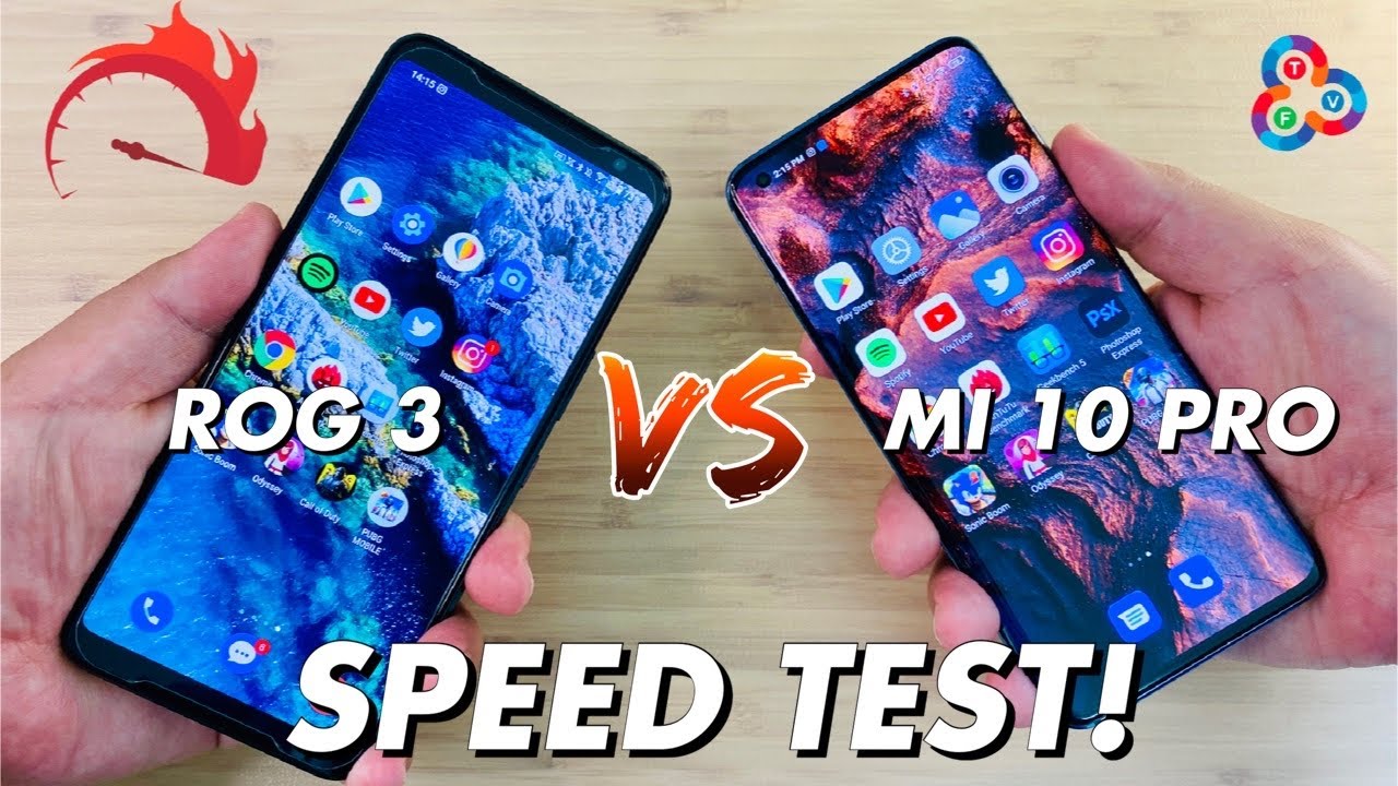 Asus ROG Phone 3 vs Mi 10 Pro - SPEED TEST!