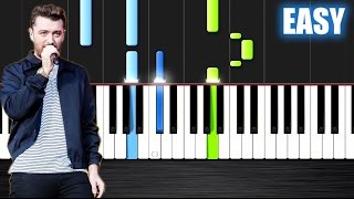 Sam Smith - I'm Not The Only One - EASY Piano Tutorial by PlutaX - Synthesia