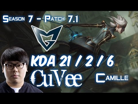 SSG CuVee CAMILLE vs FIORA Top - Patch 7.1 KR Ranked