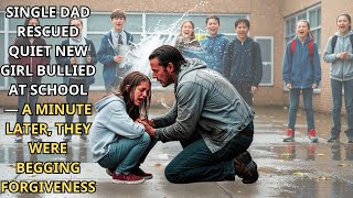 Single Dad Rescued Quiet New Girl Bullied at School — A Minute Later, They Were Begging Forgiveness