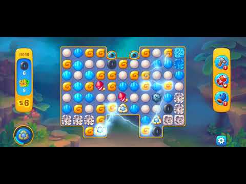 Fishdom Easy Level 11049 (with ingame lightning booster) @choraelmin