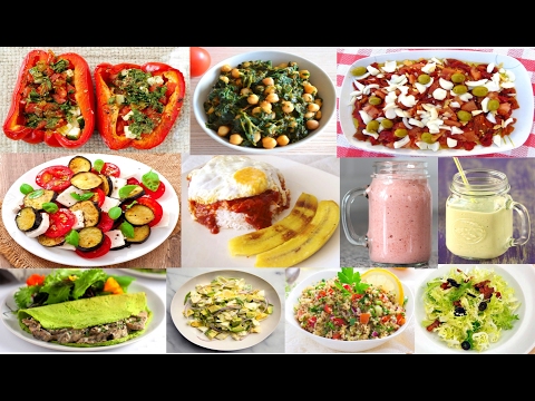 10 recetas para cenas fáciles, rápidas, bajas en calorías, sanas y deliciosas