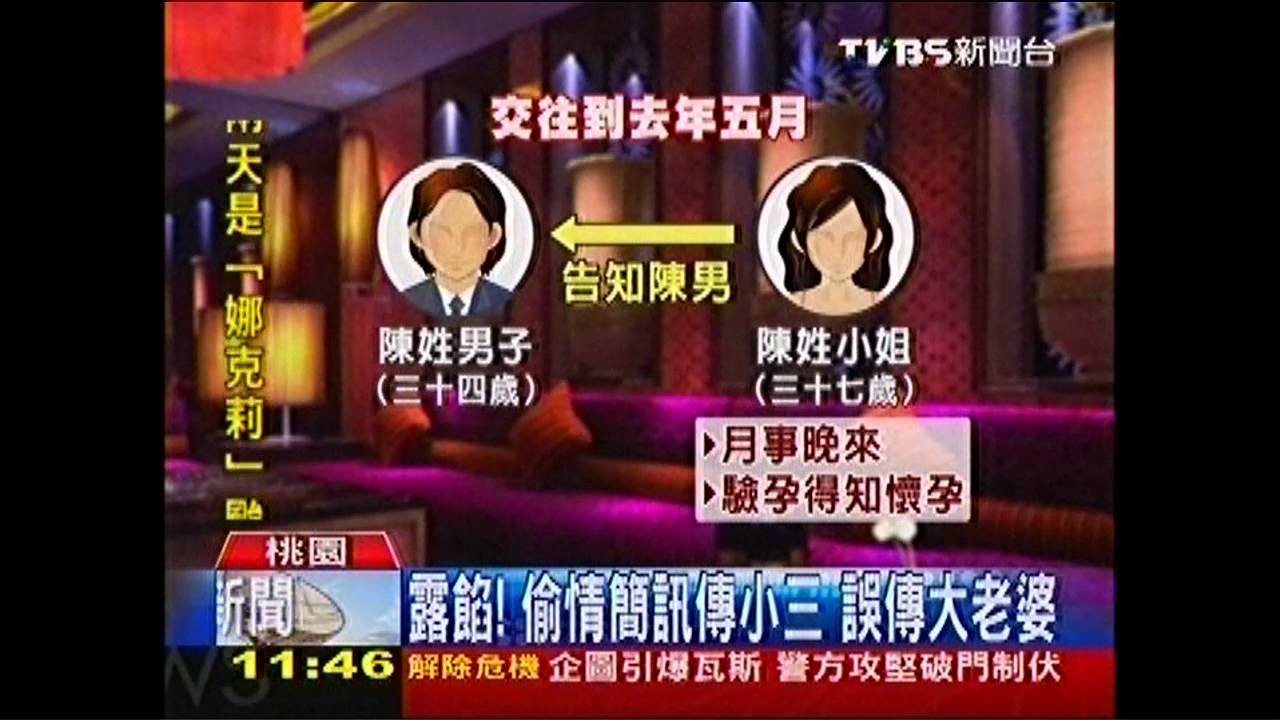 露餡!偷情簡訊傳小三 誤傳大老婆