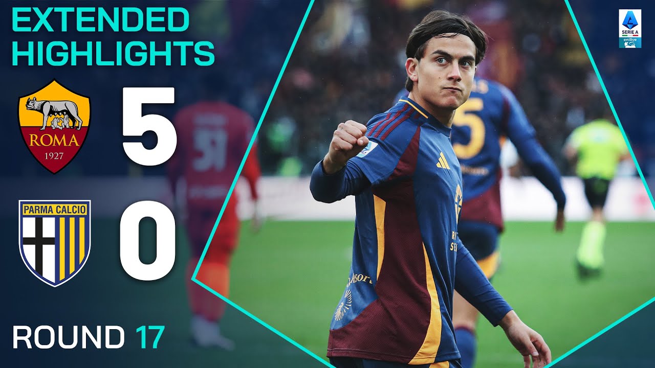 Roma vs Parma Highlights