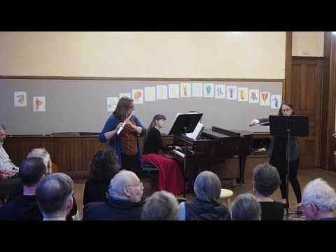 Deux Interludes pour flûte, violon et clavecin - Jacques Ibert