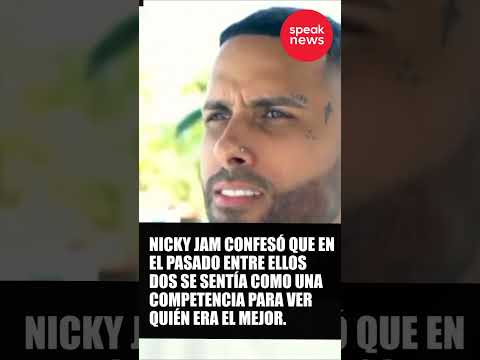 Nicky Jam habla sobre la competencia que tuvo con J Balvin en Colombia #Shorts