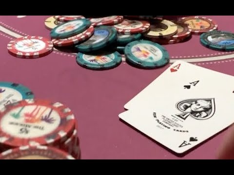 ACES, KINGS, FULL-HOUSE, and BLUFF SHOVES!! Poker Vlog 97