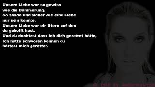 Celine Dion - Is Nothing Sacred Anymore (Deutsche Übersetzung)