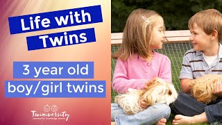 Life with Twins - Mom to 3 Year Old Boy Girl Twins