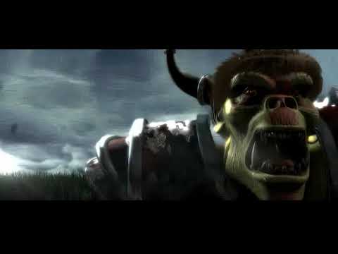 Warcraft 3 Cinematic (RoC opening) enhanced using neural networks