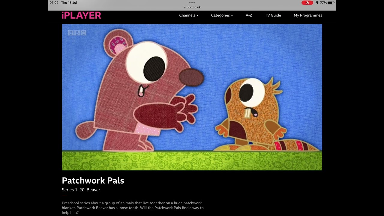 Patchwork Pals beaver