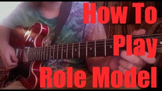 How to play Role Models by Eminem on Guitar with tabs