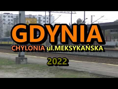 Gdynia - 2022 r. Chylonia, ul. Meksykańska.