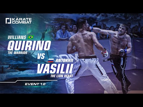 FULL FIGHT:: WILLIANS QUIRINO vs ANTOKHII VASILII- Karate Combat S02E12