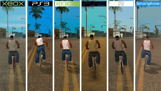 GTA San Andreas | PS2 - Xbox - PC - Android - 360 - PS3 | All Versions Comparison