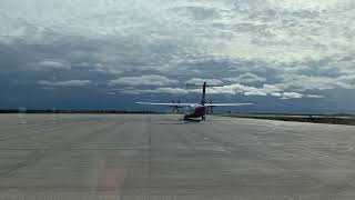 Flying out of Churchill, Manitoba