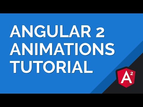 Angular 2 Animations Tutorial