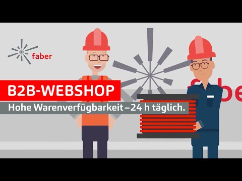 B2B-Webshop von Faber