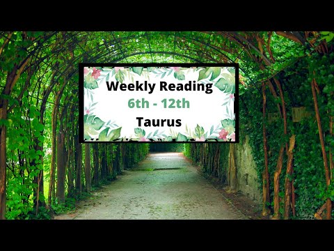 Taurus Weekly Tarot Reading~ 6th - 12th~ The Workaholic